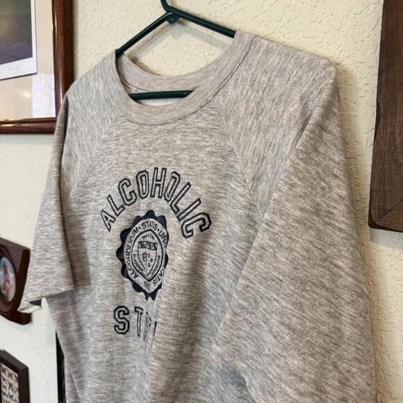 Vintage 1985 Alcoholic State “Alcoholicum • Statis • Universitatis Sweater Large - Picture 3 of 6